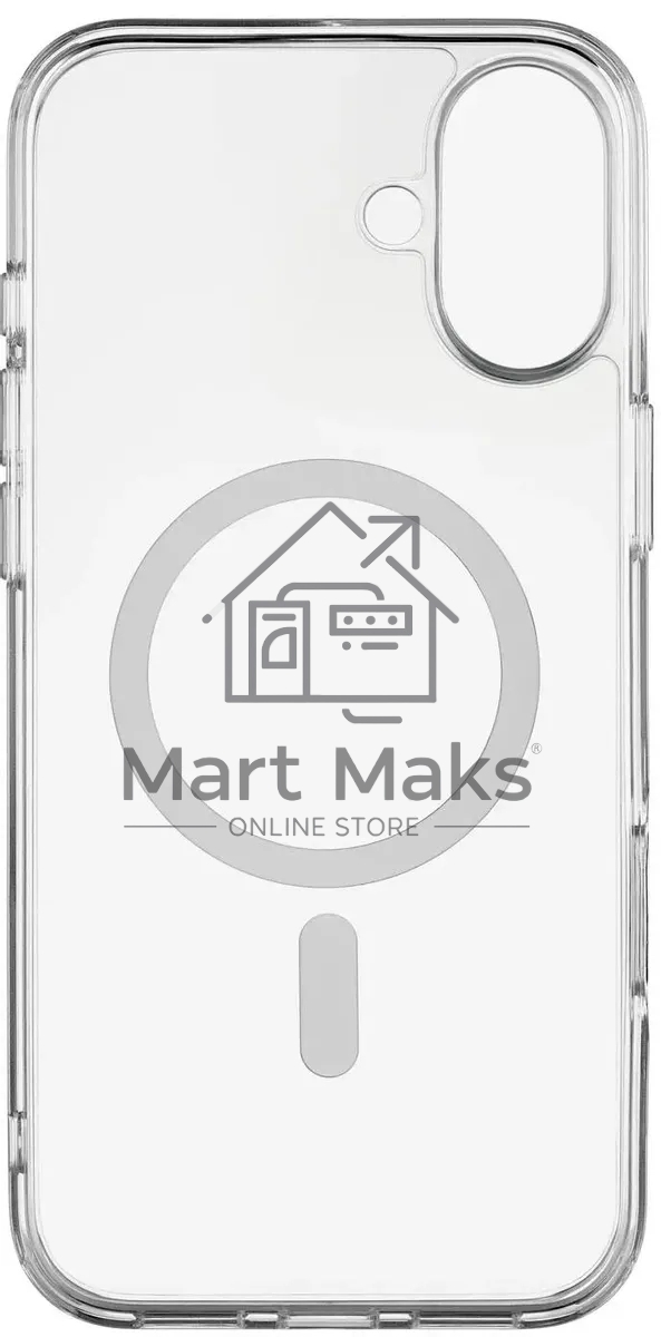Чехол (клип-кейс) uBear для Apple iPhone 16 Plus Real with MagSafe прозрачный (CS397TT67RL-I24M)
