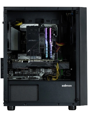Компьютерный корпус MiniTower Zalman T3 PLUS черный (Zalman T3 PLUS) (без блока питания)