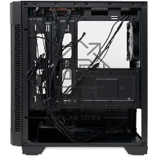 Компьютерный корпус HSPD M330, Mesh Mini-tower, черный, TG, 0.6 SPCC, 3x120mm ARGB mATX, mITX 175/330/160mm 2x2.5