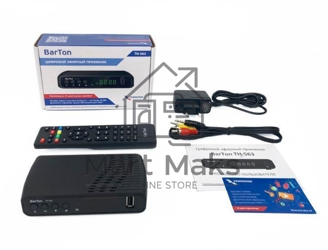 Цифровой эфирный приемник BarTon TH-563