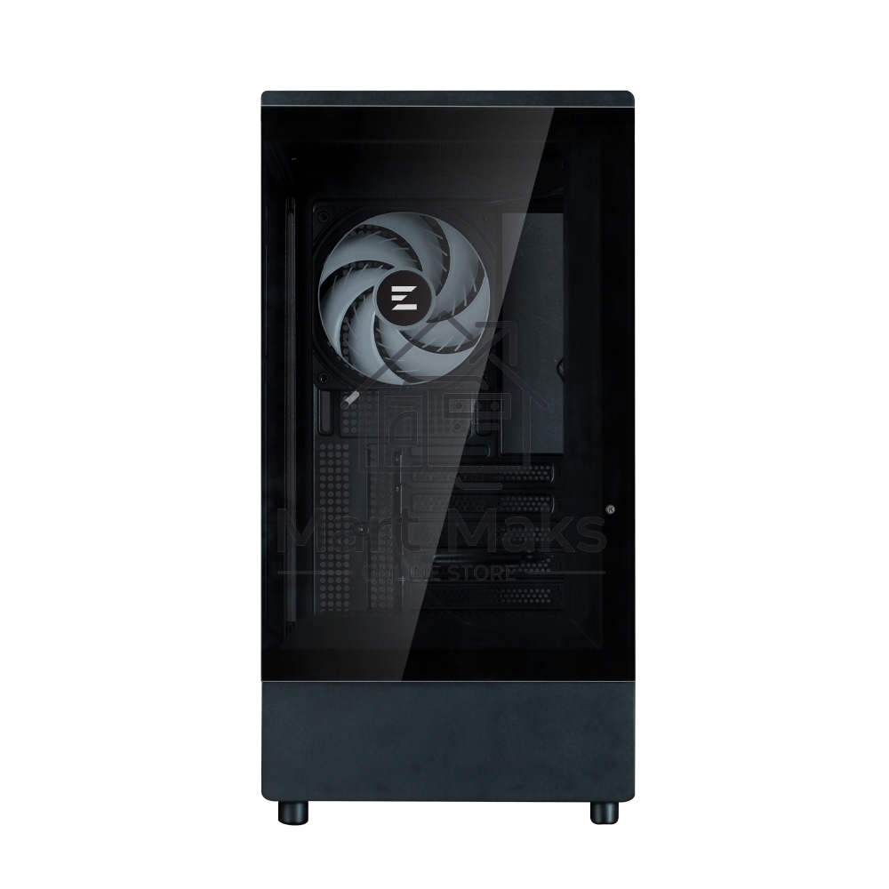 Компьютерный корпус ZALMAN P10, MATX, BLACK, WINDOW, 2x3.5