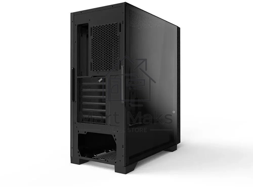 Компьютерный корпус Azza Celesta F черный без БП ATX 5x120mm 5x140mm 2xUSB2.0 1xUSB3.0 audio bott PSU