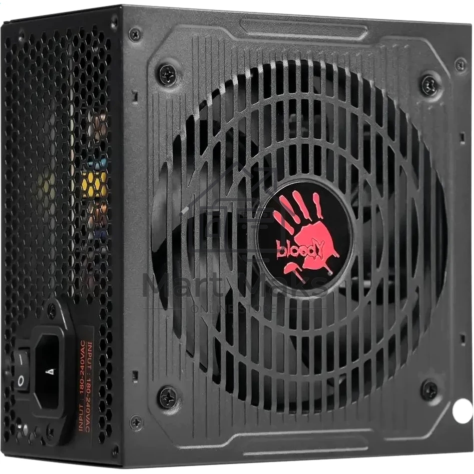 Блок питания Bloody BD-PS750G, 750Вт, 80 PLUS Gold, 120мм, черный