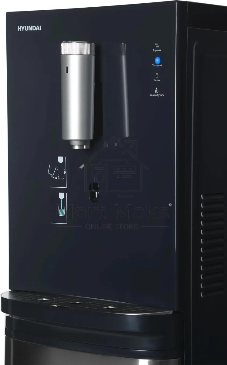 Кулер Hyundai AquaSense UV H-WD7825C напольный компрессорный графитовый