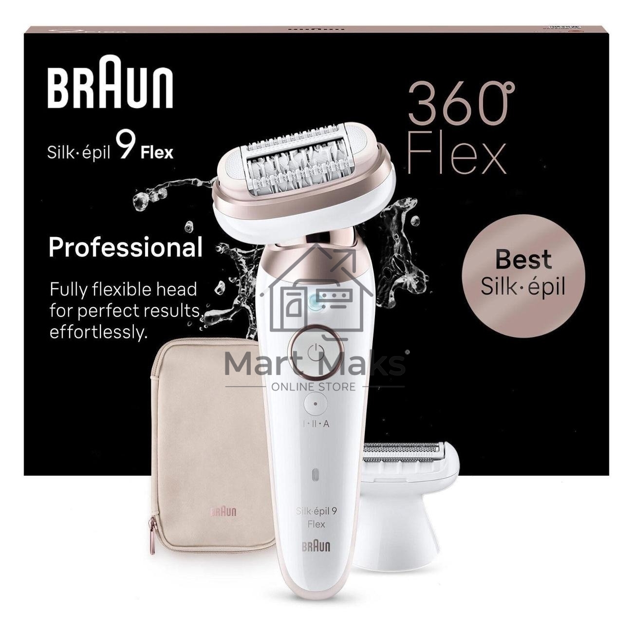 Электрический эпилятор BRAUN SES9-030 3D