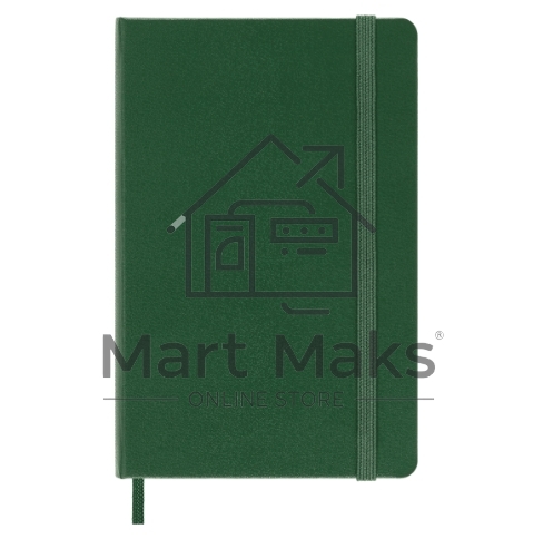 Блокнот Moleskine CLASSIC MM710K15 Pocket 90x140мм, 192 страниц, линейка, твердая обложка, зеленый
