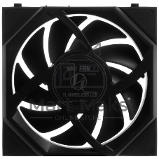 Вентилятор для корпуса Lian-Li Uni Fan TL Wireless LCD 120 LCD Reverse ARGB 120х124.5x28 черный 4-pin 31дБ (G99.12RTLLCD1W1B.R0) Ret