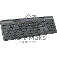Клавиатура Logitech Signature Slim Solar K980 беспроводная, Bluetooth, серый