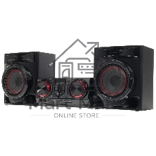 Мини-аудиосистема LG CJ44 черный 480Вт FM USB BT