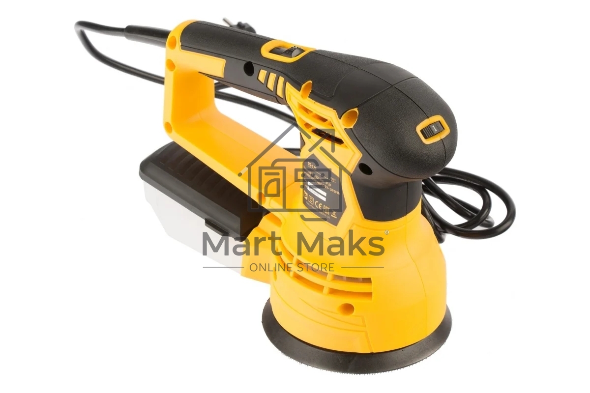 Машина шлифовальная орбитальная OS-125, 450 Вт, 6000-12000 об/мин Denzel