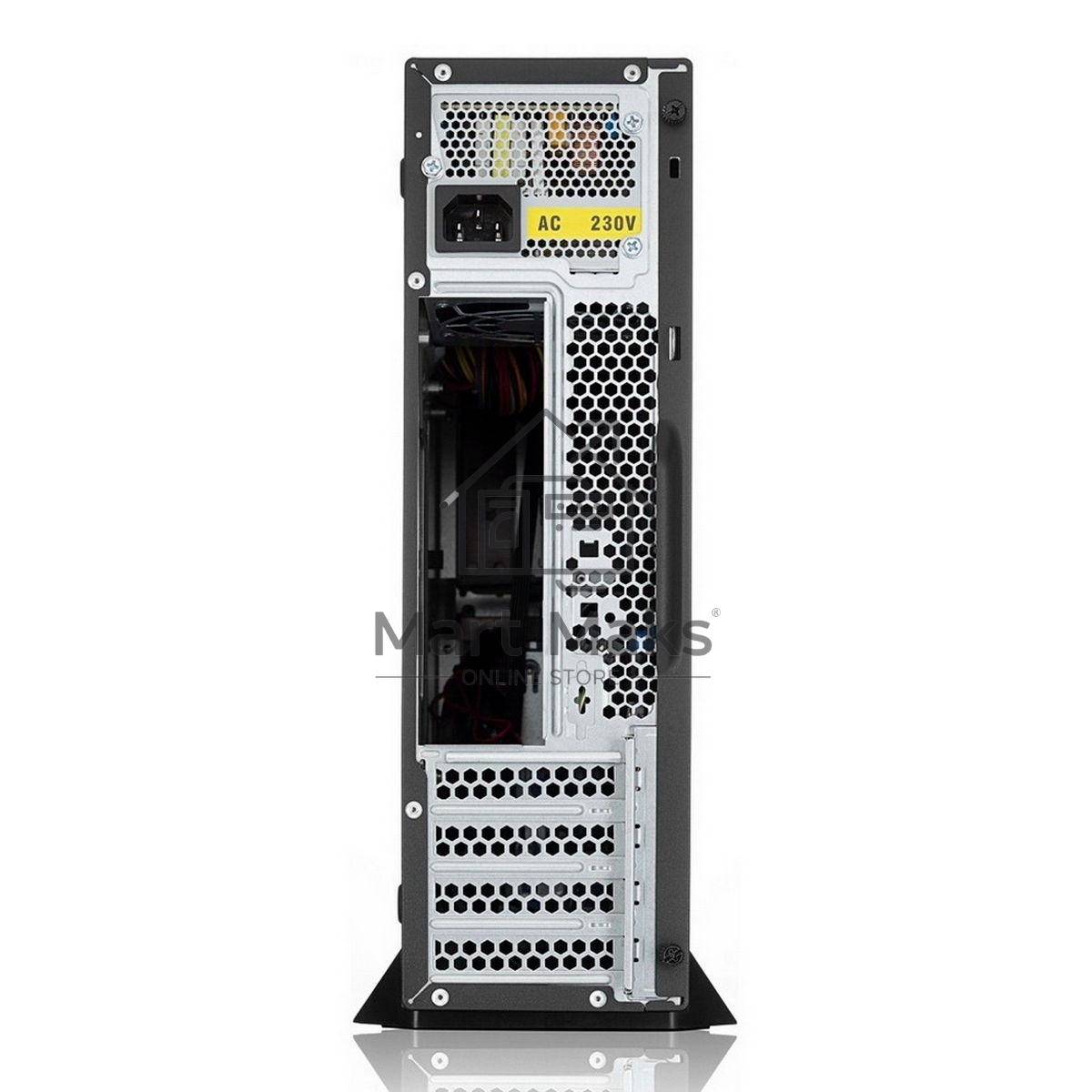 Компьютерный корпус Foxline FL-203-GT-300 mATX case black, w/PSU TFX 300W 80+ bronze, w/2xUSB2.0+2xUSB3.0, w/pwr cord, w/ 8cm FAN