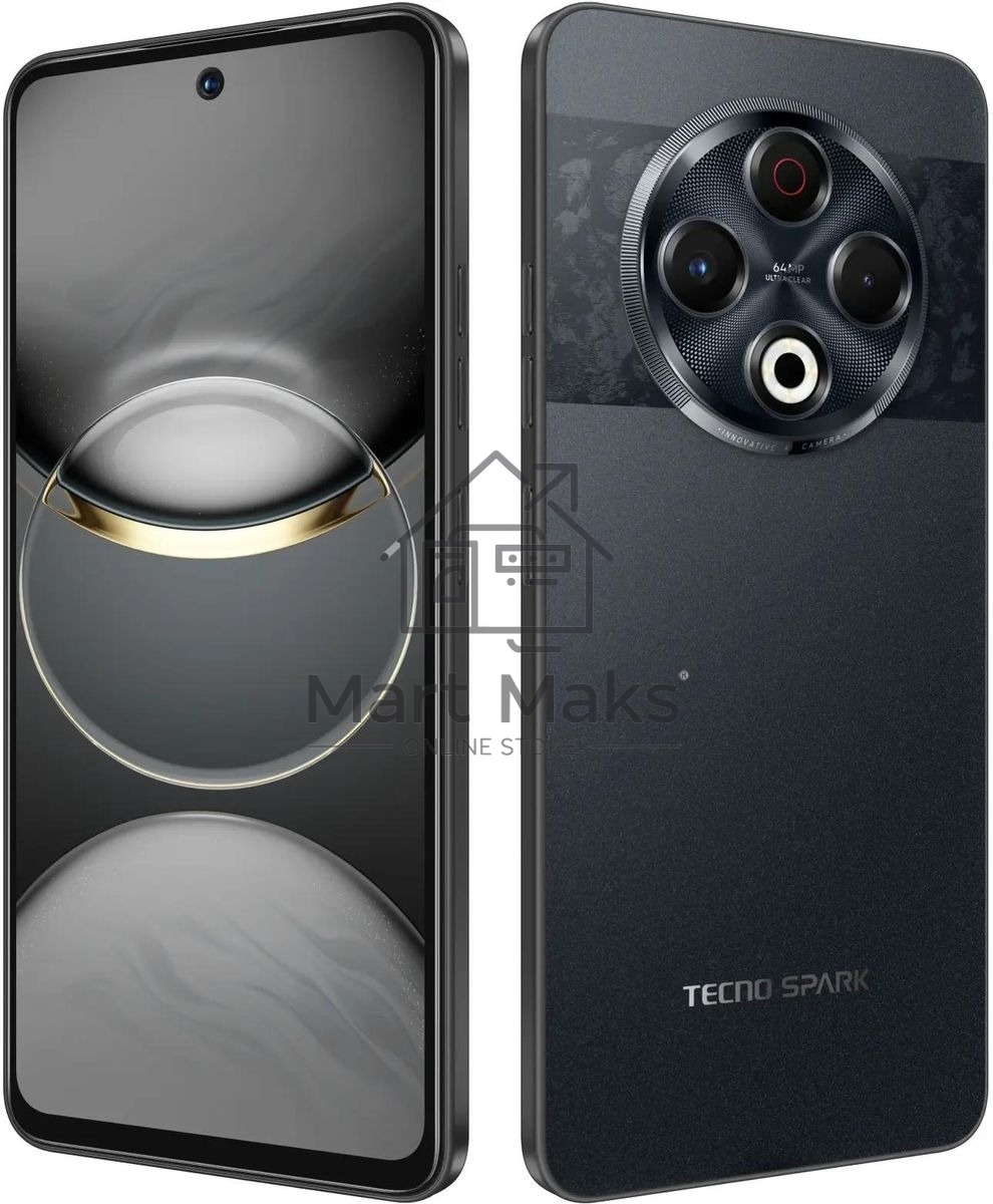 Смартфон Tecno SPARK 30, 8/256Gb, черный