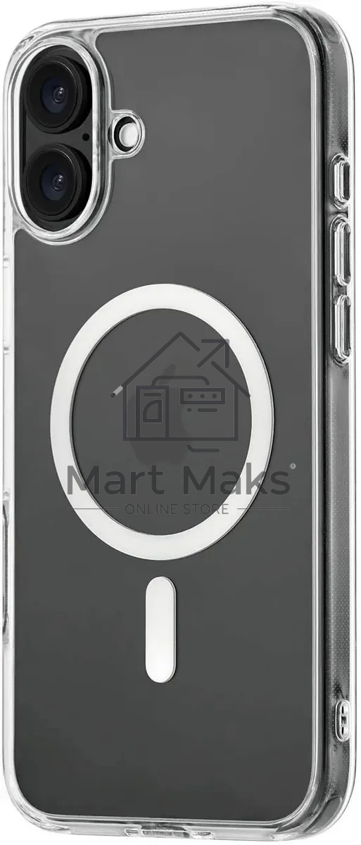 Чехол (клип-кейс) uBear для Apple iPhone 16 Plus Real with MagSafe прозрачный (CS397TT67RL-I24M)