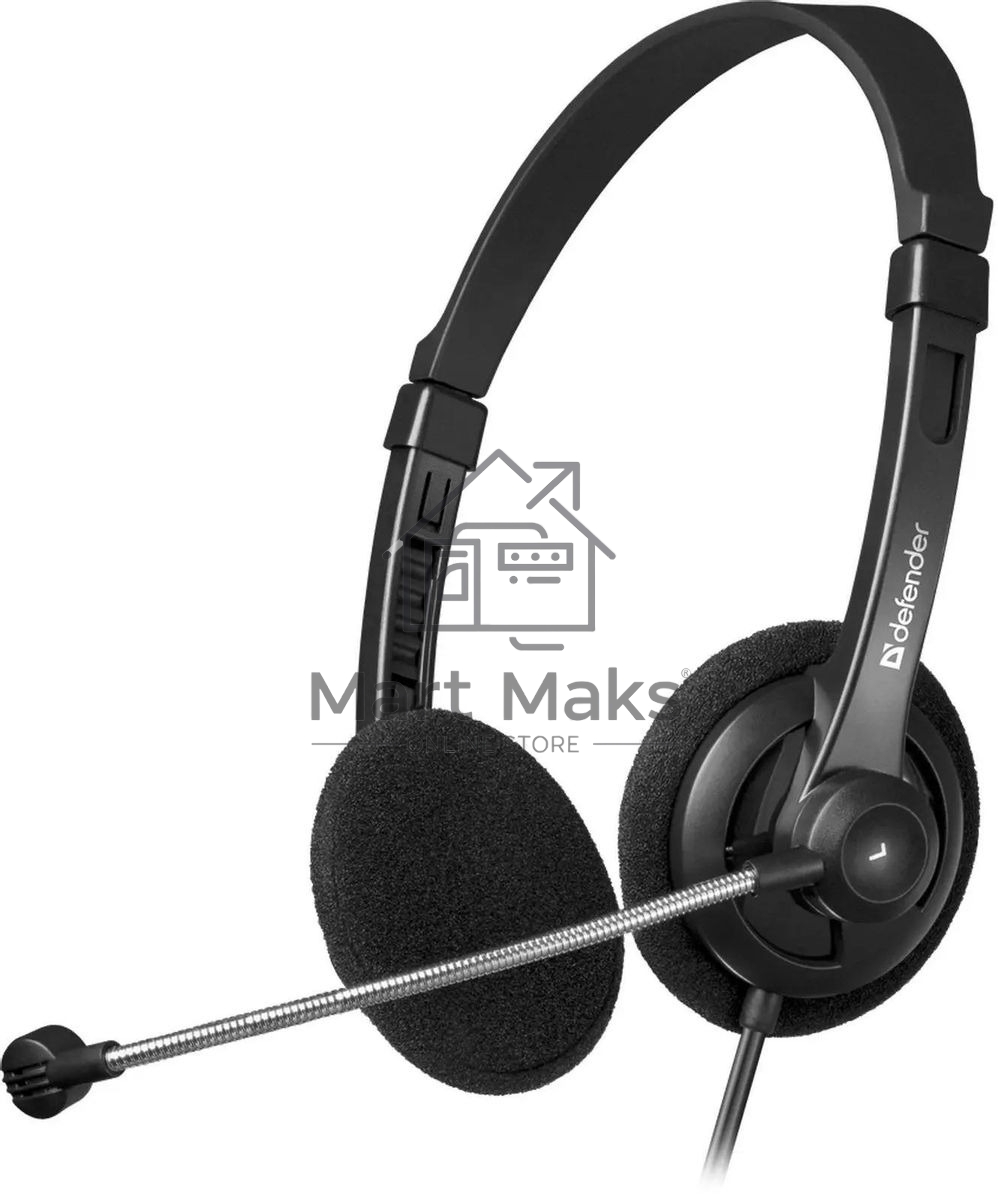 Гарнитура Defender Aura 104 черный (кабель 1.8м)