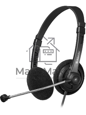 Гарнитура Defender Aura 104 черный (кабель 1.8м)