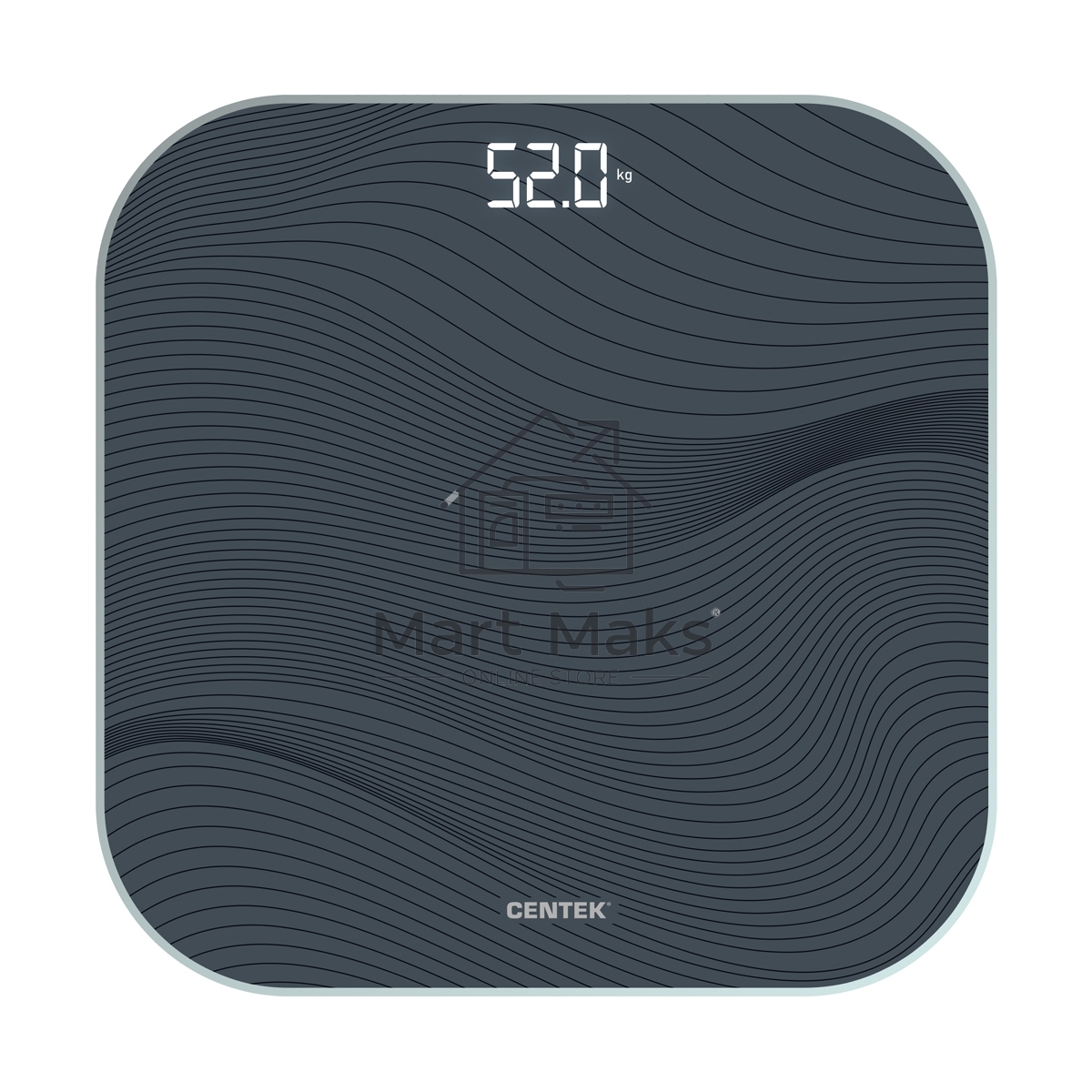 Весы напольные CENTEK CT-2441 LED черный