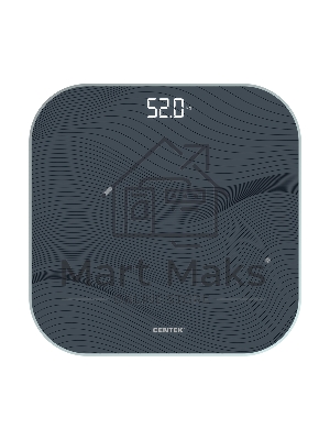 Весы напольные CENTEK CT-2441 LED черный