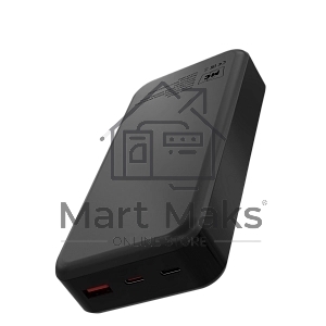 Внешний аккумулятор MORE CHOICE (4620202552778) PB29-20 20000mAh 1USB+2Type-C 3.0A 22.5W+PD20W+QC3.0, черный