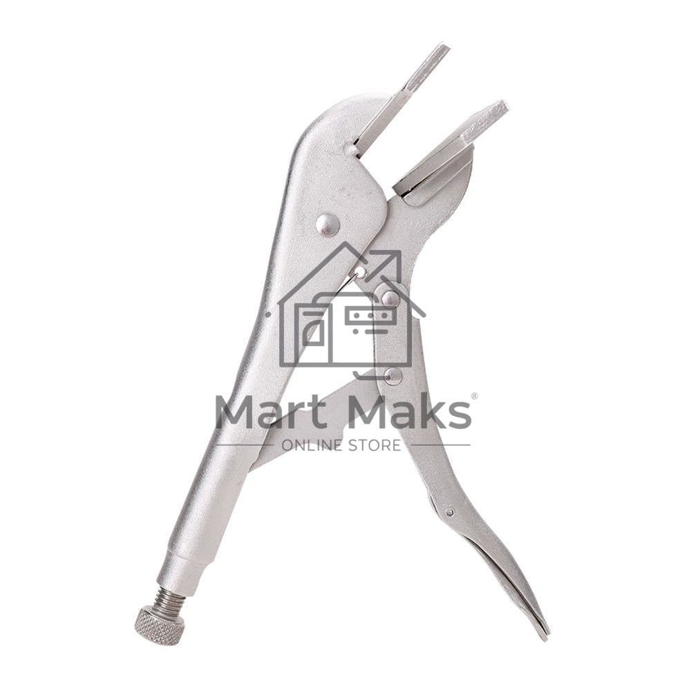 Зажимные клещи с плоскими губками Deli DL20016 250мм, регулировочный винт