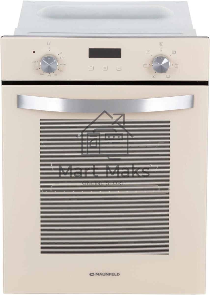 Шкаф духовой электрический Maunfeld EOEM516BG, 45 см, 51 л, бежевый, встраиваемый