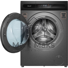Стиральная машина Weissgauff WMD 49411 DC Inverter серебристая, загрузка фронтальная 11 кг, 1200 об/мин., класс: B