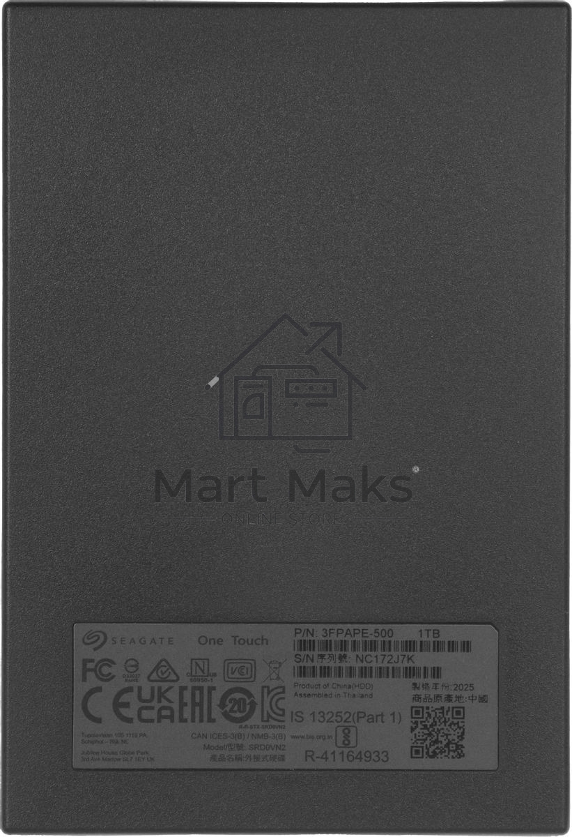 Жесткий диск Seagate One Touch STKY1000401 USB 3.0 1TB 2.5