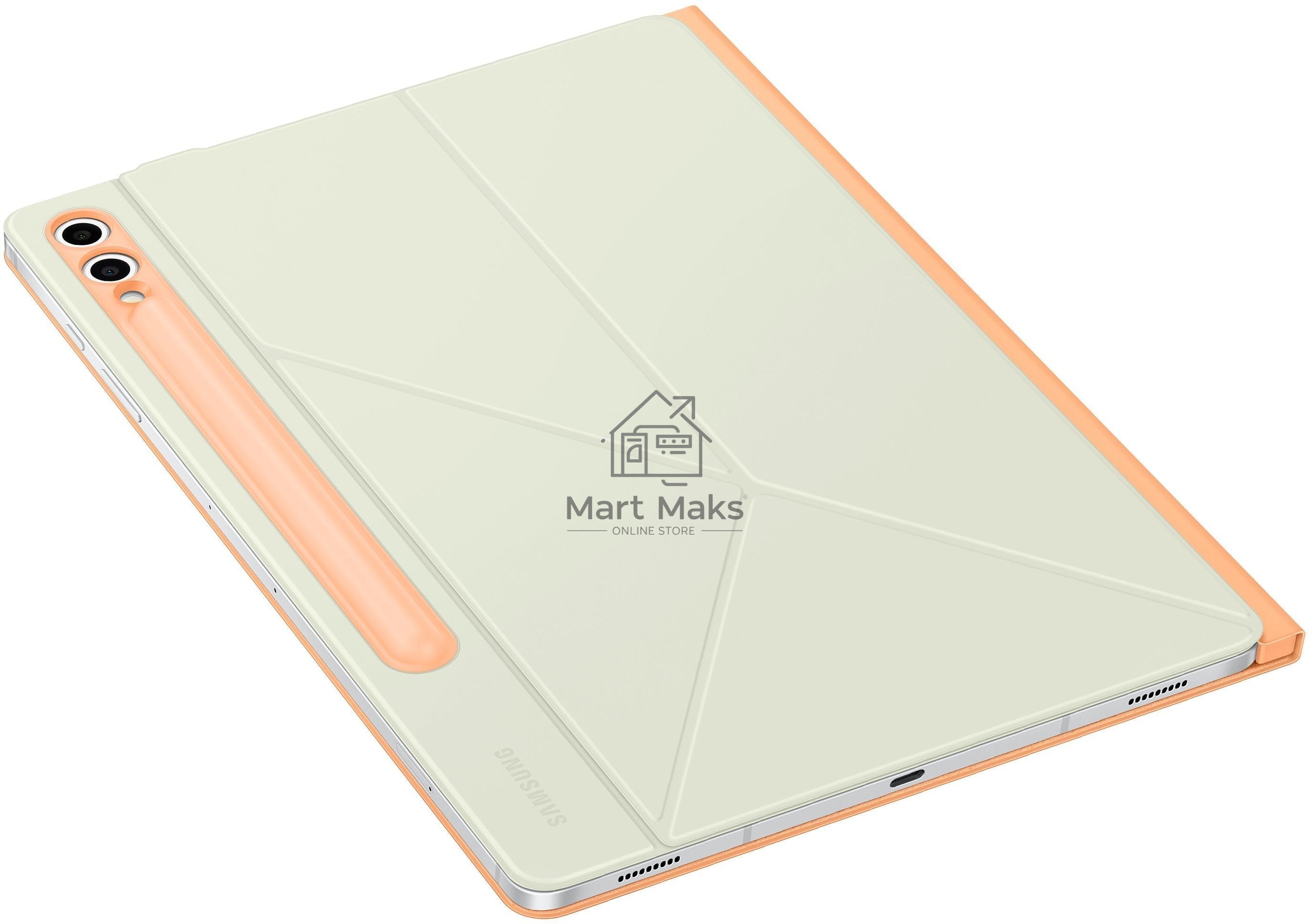 Чехол Samsung для Samsung Galaxy Tab S9+/S9 FE+ EF-BX810POEGRU поликарбонат/полиуретан оранжевый
