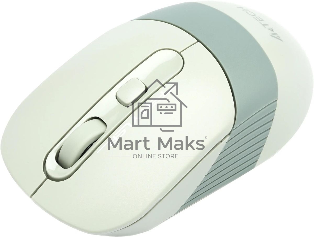 Мышь беспроводная A4Tech Fstyler FB10C зеленый, 2000 dpi, радиоканал, Bluetooth, USB, кнопки - 4