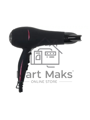Фен Василиса ФН6-2200 черный/малиновый, 2200 Вт, ионизация