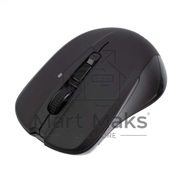Мышь беспроводная HIPER HOMW-101-BT черный, 1600 dpi, радиоканал, USB, кнопки - 4