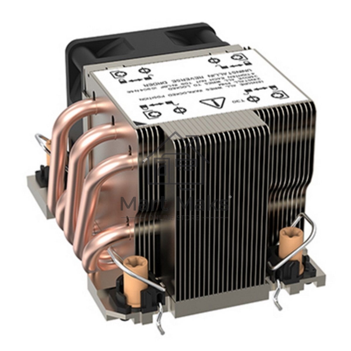 Кулер для процессора Alseye M82(4189) серебристый 60мм алюминий+медь 8000rpm 52.2db 4-pin 300W 66мм