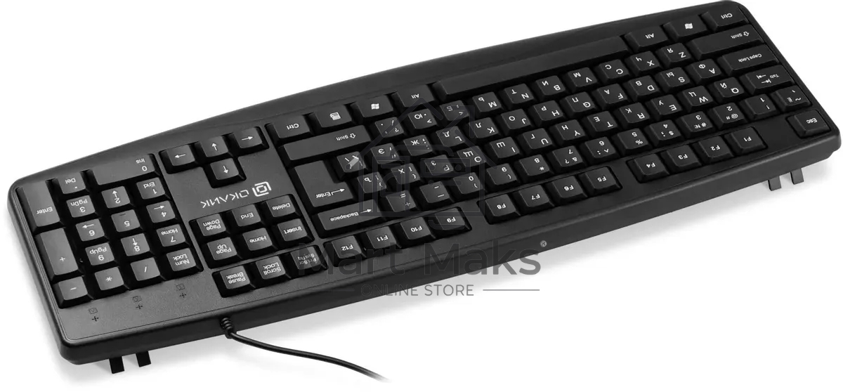 Клавиатура Oklick 105M (1678092) проводная, USB, черный