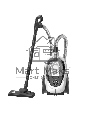 Пылесос Eurostek EVC-4516 серебристый, 500/2800 Вт, уборка сухая, пылесборник - контейнер, 3 л