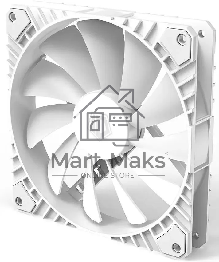 Вентилятор для корпуса ID-Cooling WF-14025-XT WHITE V2 белый, 140 мм, 1600 об/мин, 32.6 дБ, 4 pin