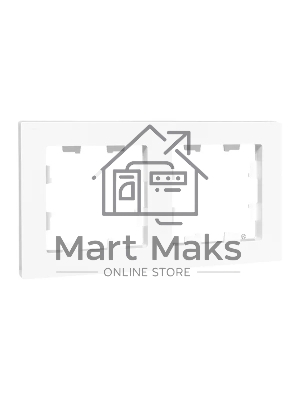 Эпика 2 - местная рамка, белая, пластик