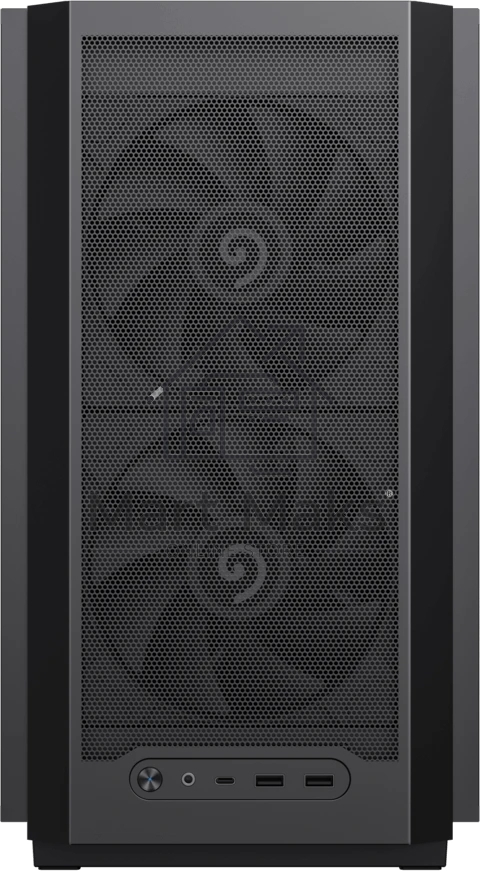 Компьютерный корпус без БП GameMax F36 Dark (Midi Tower, ATX, Графит, 1*USB Type-C, 3*120мм)