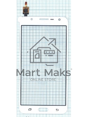 Сенсорное стекло (тачскрин) для Samsung Galaxy J7 SM-J700H, белое