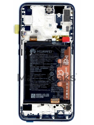 Дисплей для Huawei Honor 9X Pro в сборе с тачскрином, панелью и аккумулятором (SP 02353HAD), синий