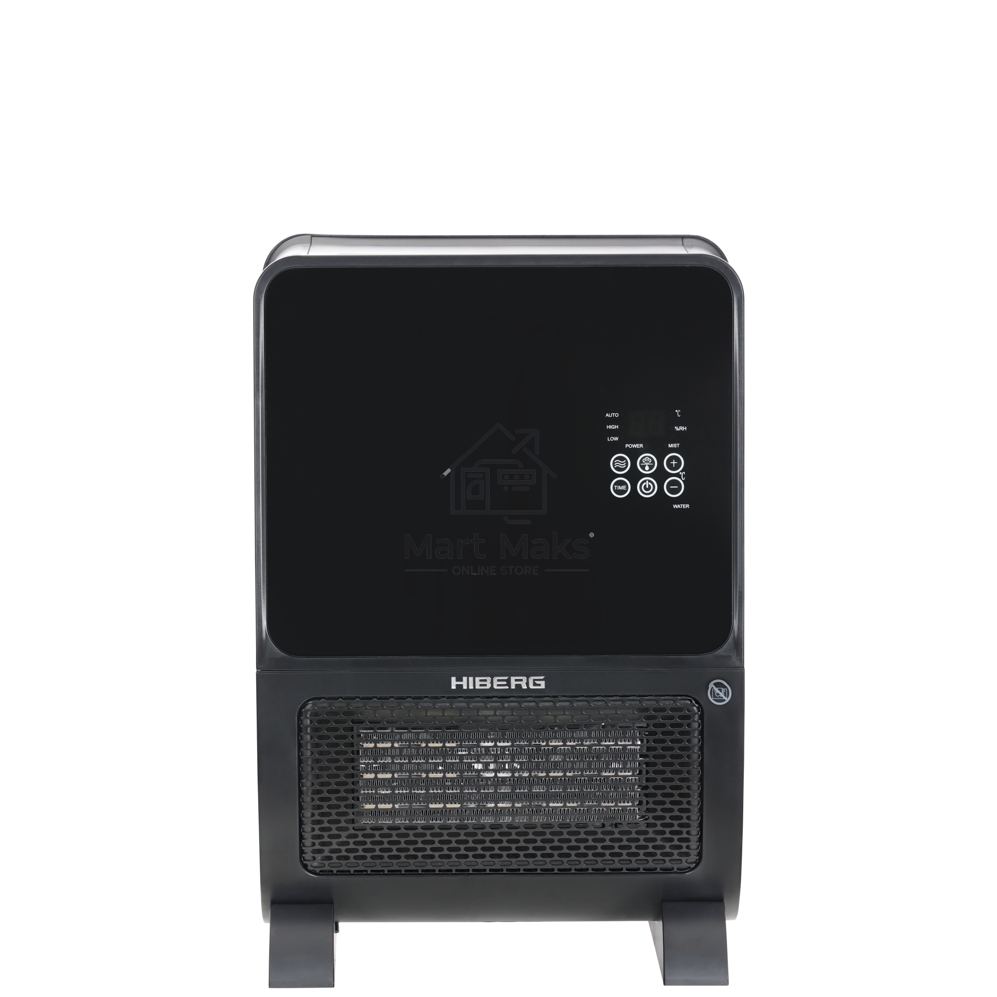 Тепловентилятор HIBERG TSH 3000 B, черный, 2000 Вт, 30 м2, с увлажнителем