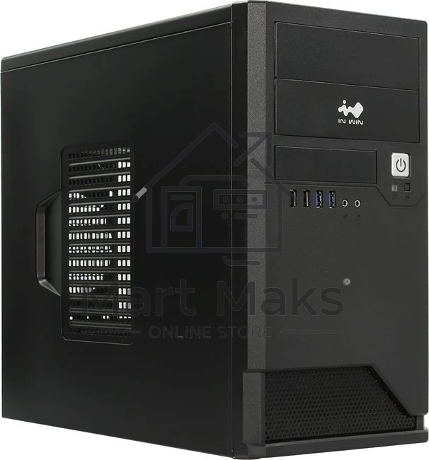 Компьютерный корпус Mini Tower InWin EMR048 Black U2.0*2+U3.0*2+A(HD) mATX (без блока питания)