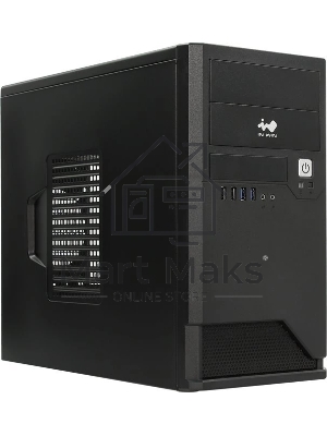 Компьютерный корпус Mini Tower InWin EMR048 черный U2.0*2+U3.0*2+A(HD) mATX (без блока питания)