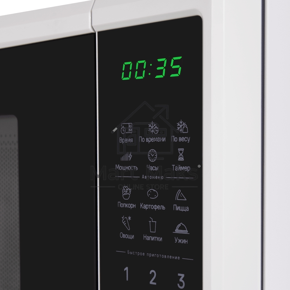 Микроволновая печь MAUNFELD MFSMO720EW07 белый, 20 л, 700 Вт, переключатели - сенсор