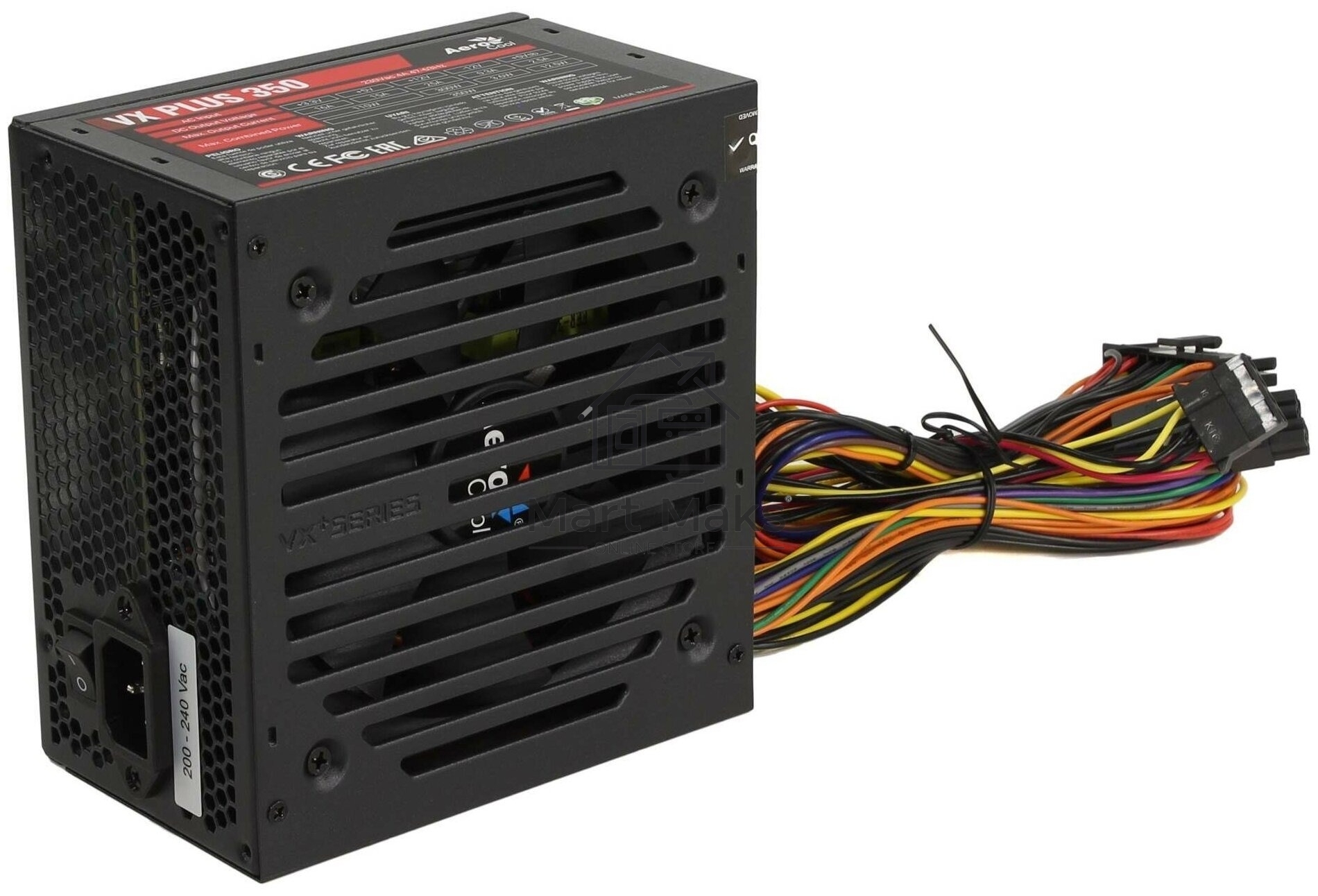 Блок питания Aerocool/Formula VX-350 PLUS, 350Вт, 120мм, черный