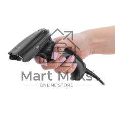 Сканер штрих-кодов MERTECH 2220 P2D USB, USB эмуляция RS232 , black [4226]