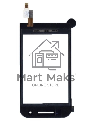 Сенсорное стекло (тачскрин) для Samsung GT-S5820, черное