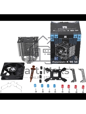 Устройство охлаждения(кулер) Thermalright Assassin X 90 SE, Soc-AM5/AM4/1200/1700/1851 4-pin 27.3dB Al+Cu 360gr Ret (AX90-SE)
