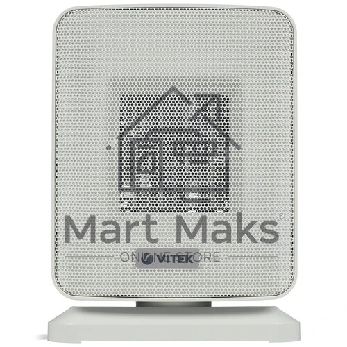 Тепловентилятор Vitek VT-2052 GY, серый, 1500 Вт, 20 м2, электронный термостат