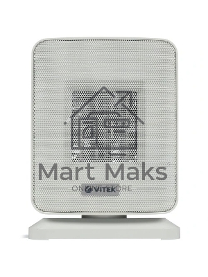 Тепловентилятор Vitek VT-2052 GY, серый, 1500 Вт, 20 м2, электронный термостат