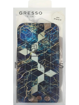 Чехол (клип-кейс) Gresso Meridian, для iPhone 13, синий gr17aaae8887