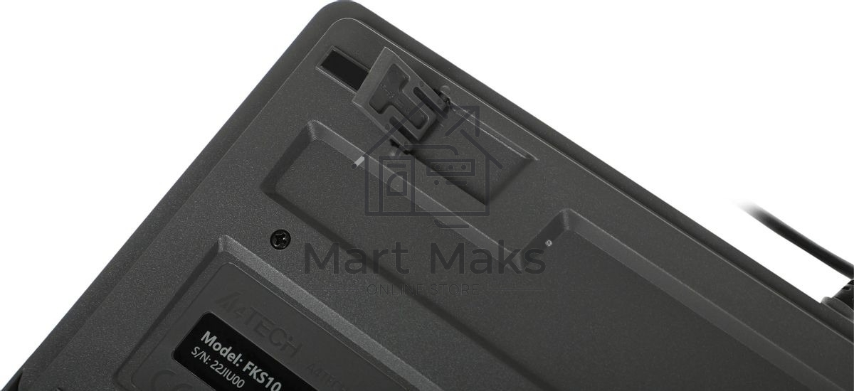 Клавиатура проводная A4Tech Fstyler FKS10, USB, черный/серый